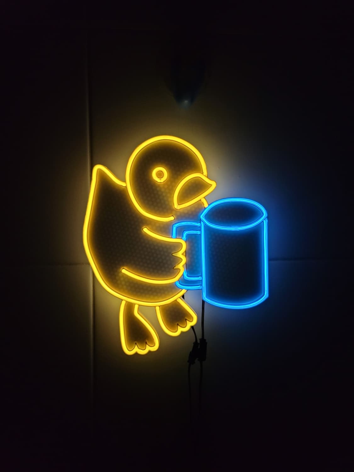 네온사인 오리 컵 맥주 led 램프 조명 무드등 상품이미지2