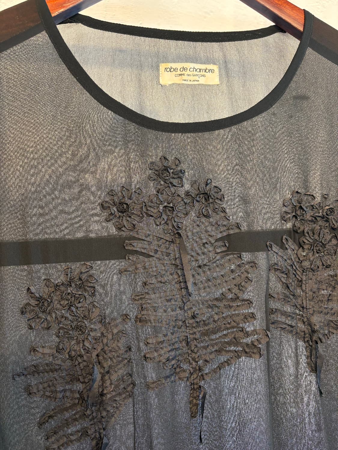 꼼데가르송 시스루 원피스 상품이미지3