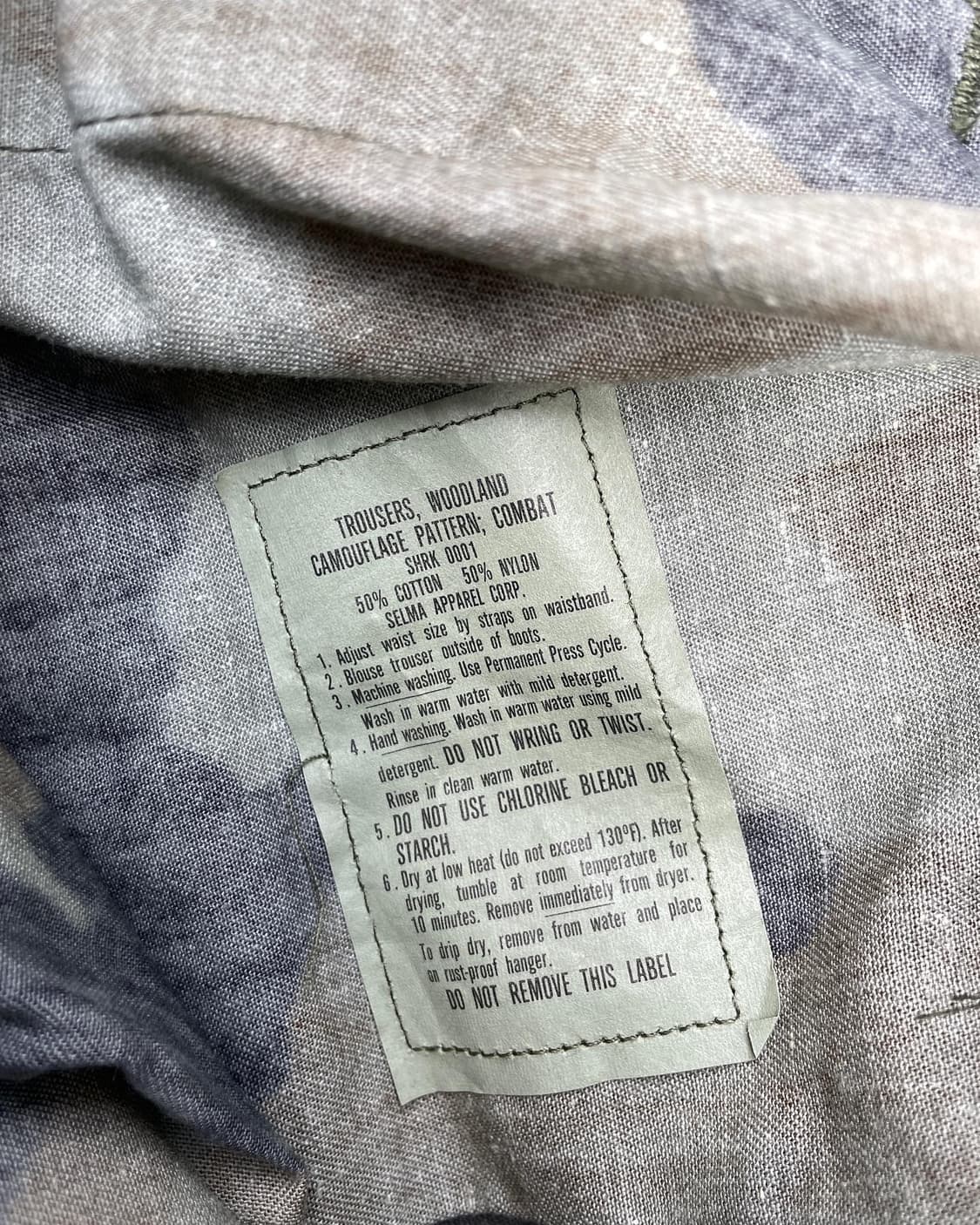 00s MILITARY WOODLAND PANTS 상품이미지10