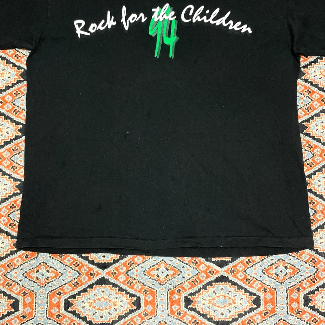 빈티지 스펠 프린팅 블랙 반팔티셔츠 남성XL 상품이미지3