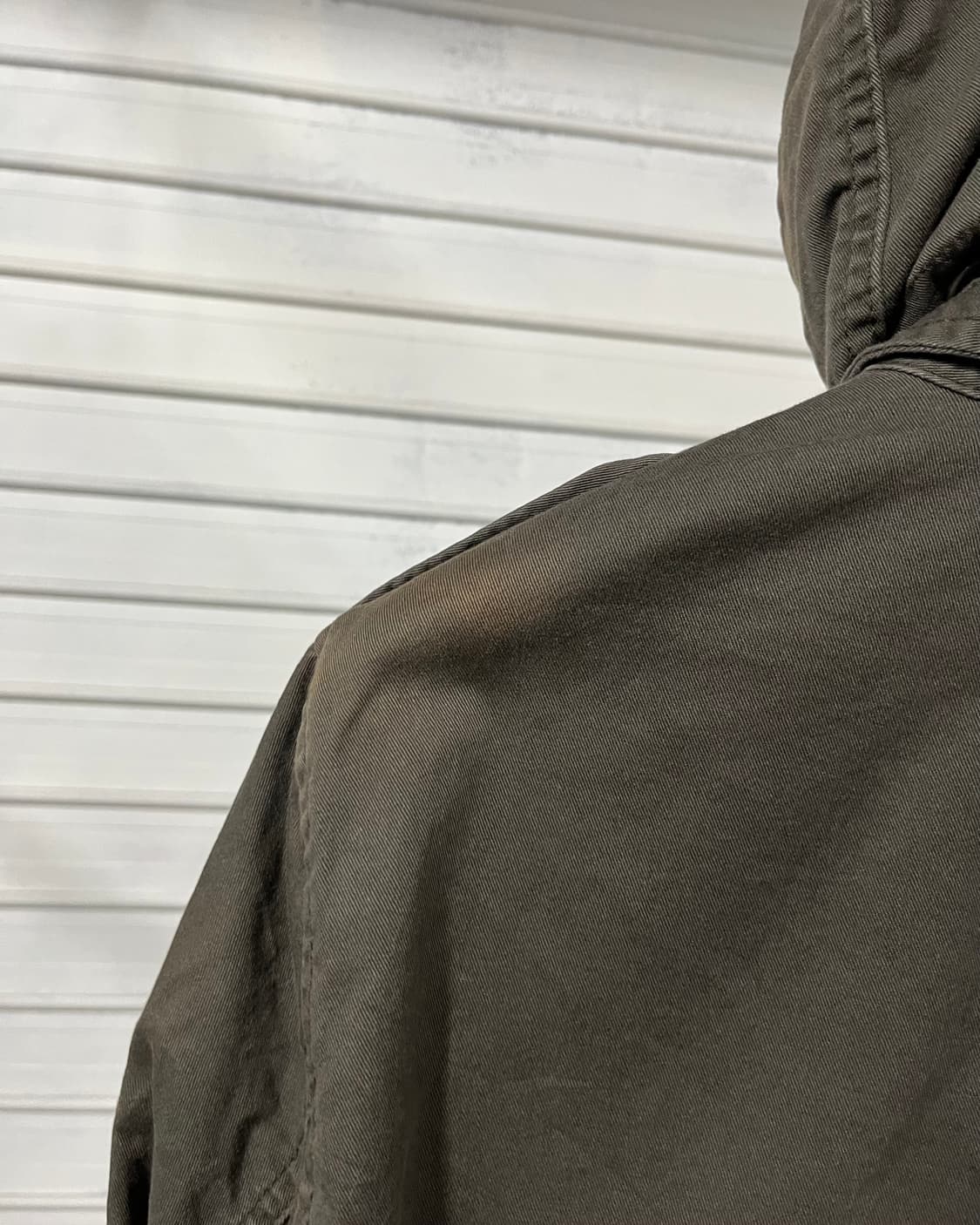 vtg military hood jacket 상품이미지6