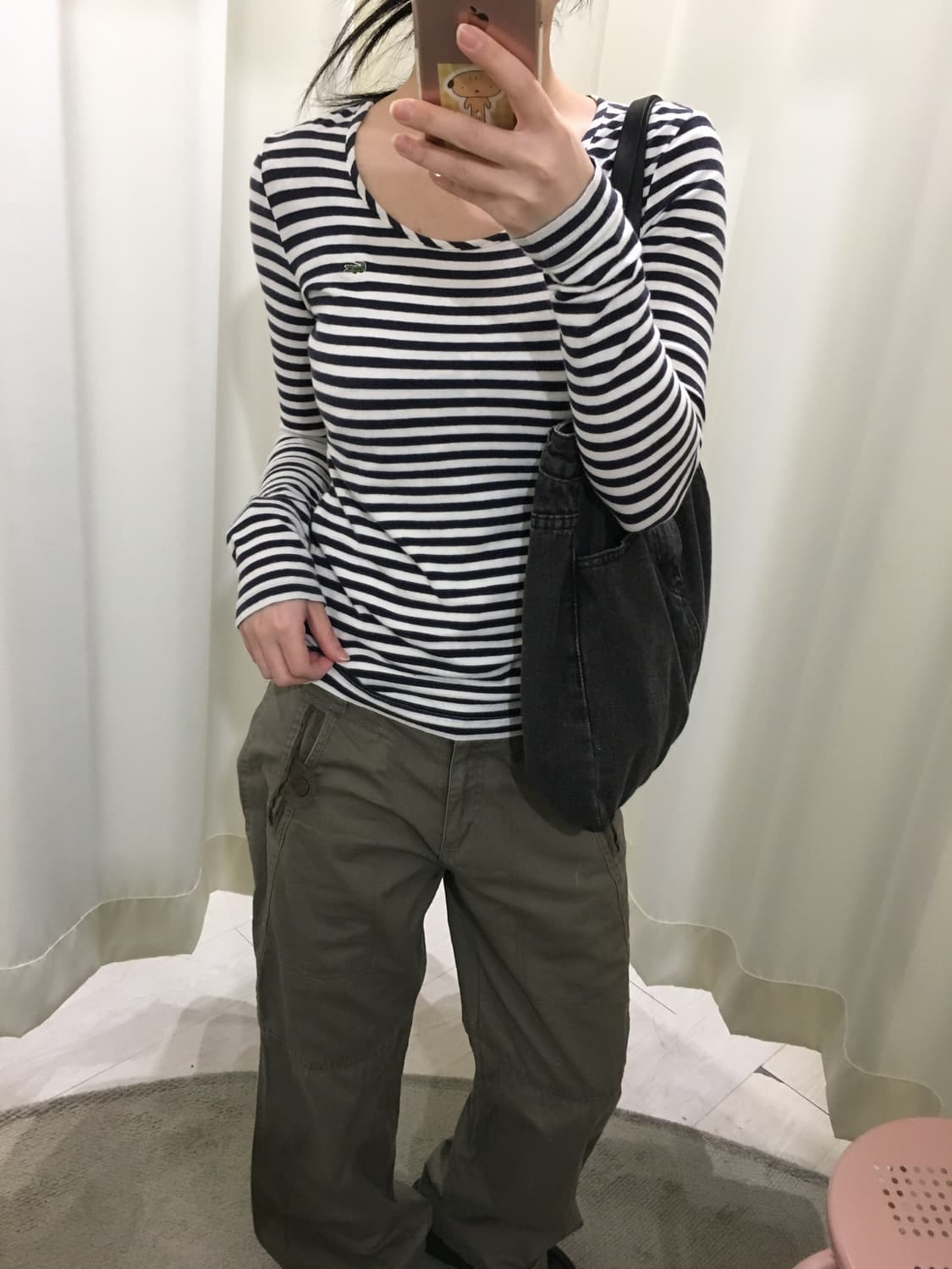 y2k button pants 상품이미지5