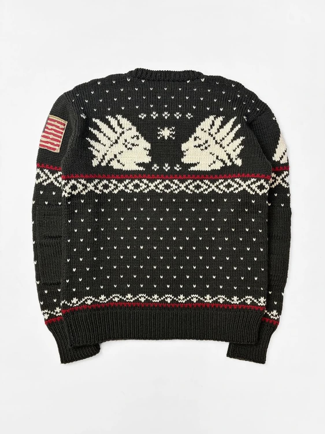 폴로 랄프로렌 90s 아카이브 인디언 헤드 울 스웨터 PN5448 상품이미지5