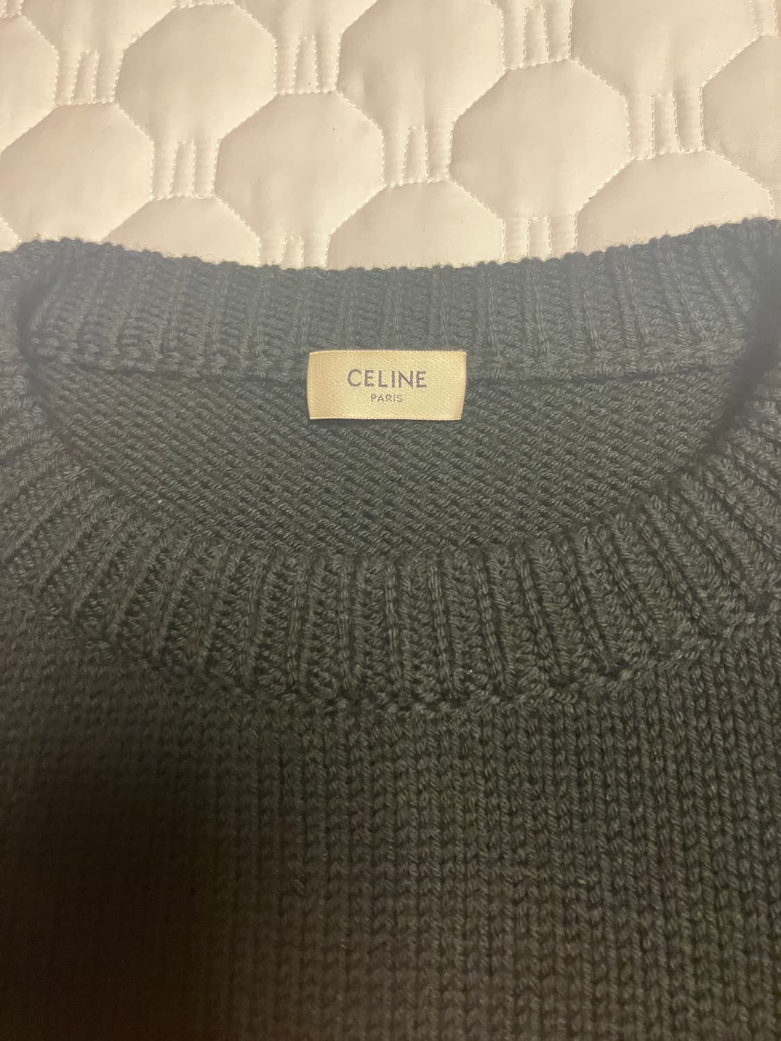 셀린느 뷔 삐에로 니트 블랙 M 상품이미지3