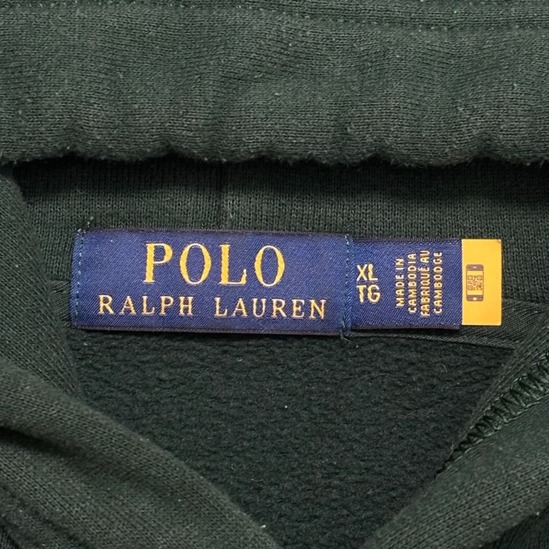 POLO RALPH LAUREN RL 플리스 로고 후드티 딥그린 XL 상품이미지4