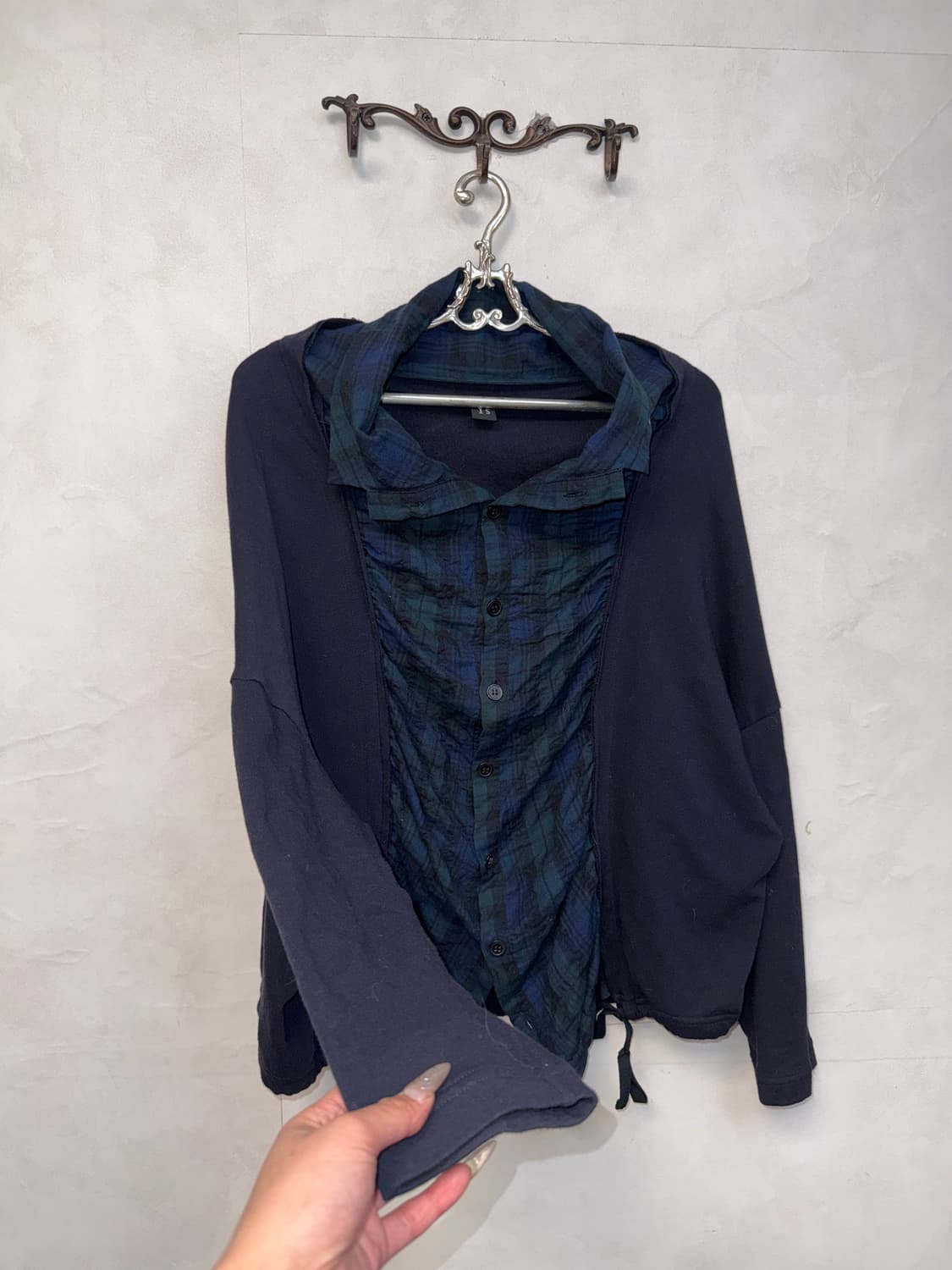 Y’s Yohji Yamamoto shirt layered wool cd 상품이미지2