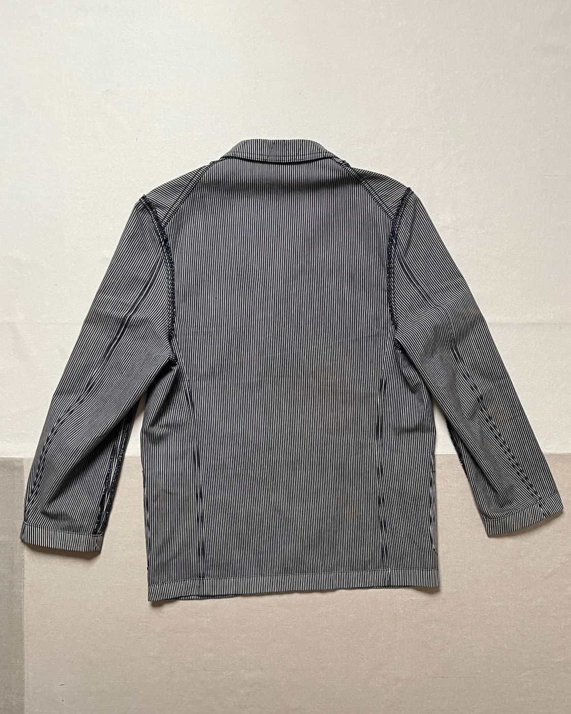 꼼데가르송 옴므플러스 02ss 스트라이프 테일러드 자켓 상품이미지2