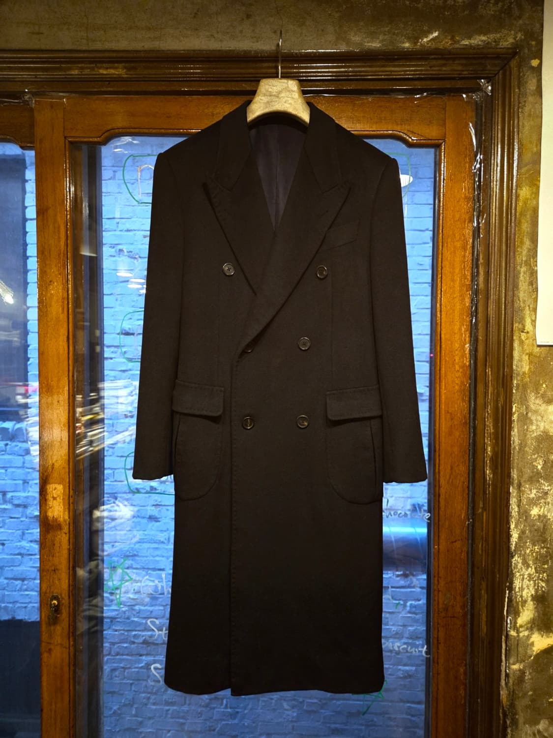 마크 론슨 비스포크 캐시미어 폴로코트 상품이미지1