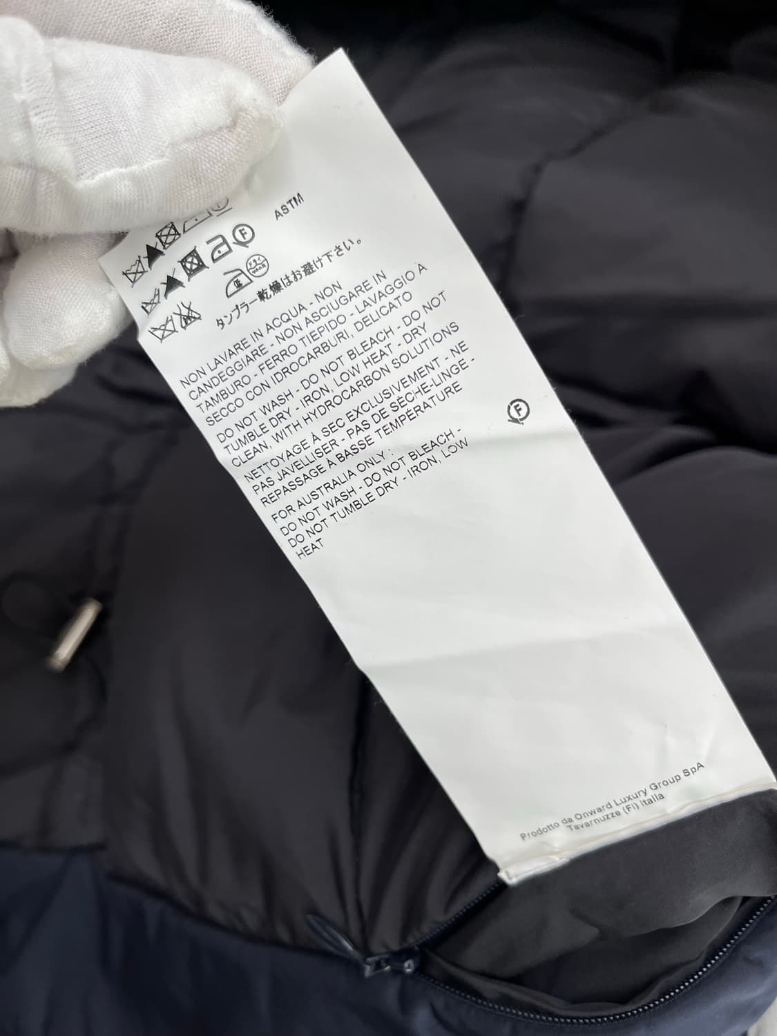 질샌더 남성 네이비 패딩 46사이즈 상품이미지5