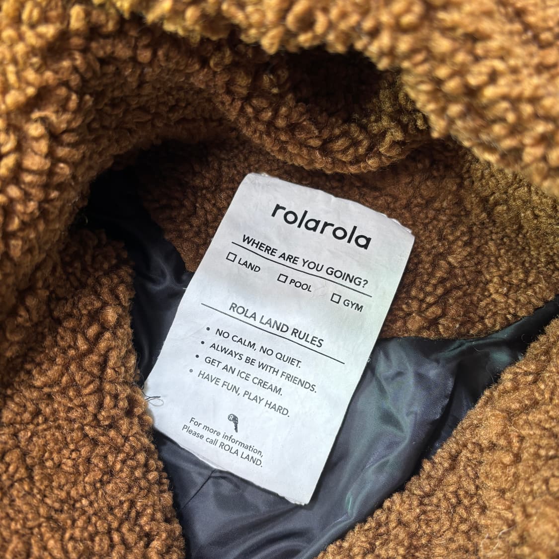 [W] 로라로라 부클 코트 브라운 (F) 상품이미지3