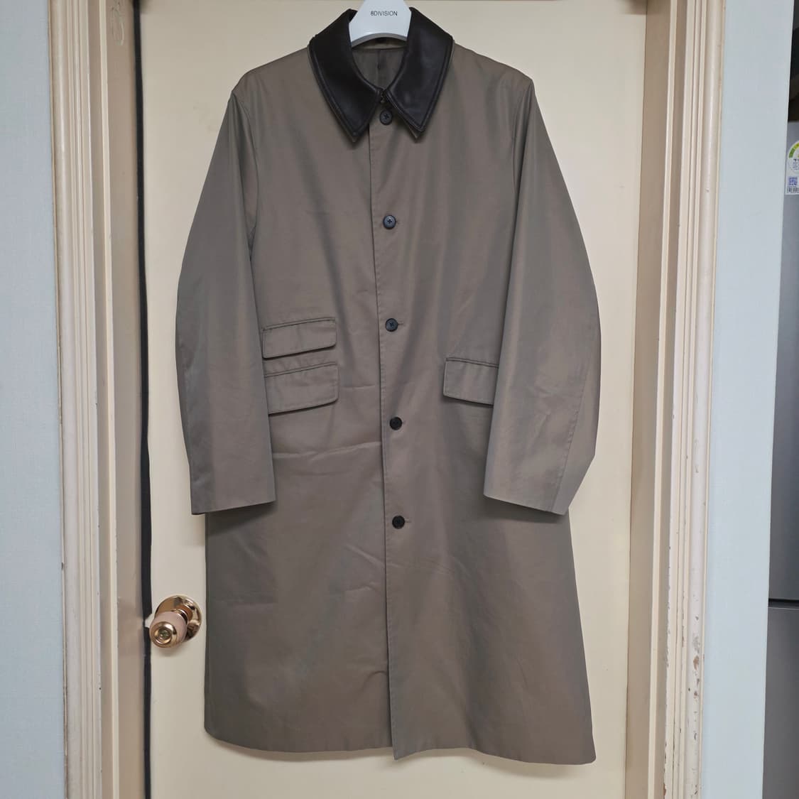 [M] 이얼즈어고 디테쳐블 카라 맥코트 베이지 상품이미지2