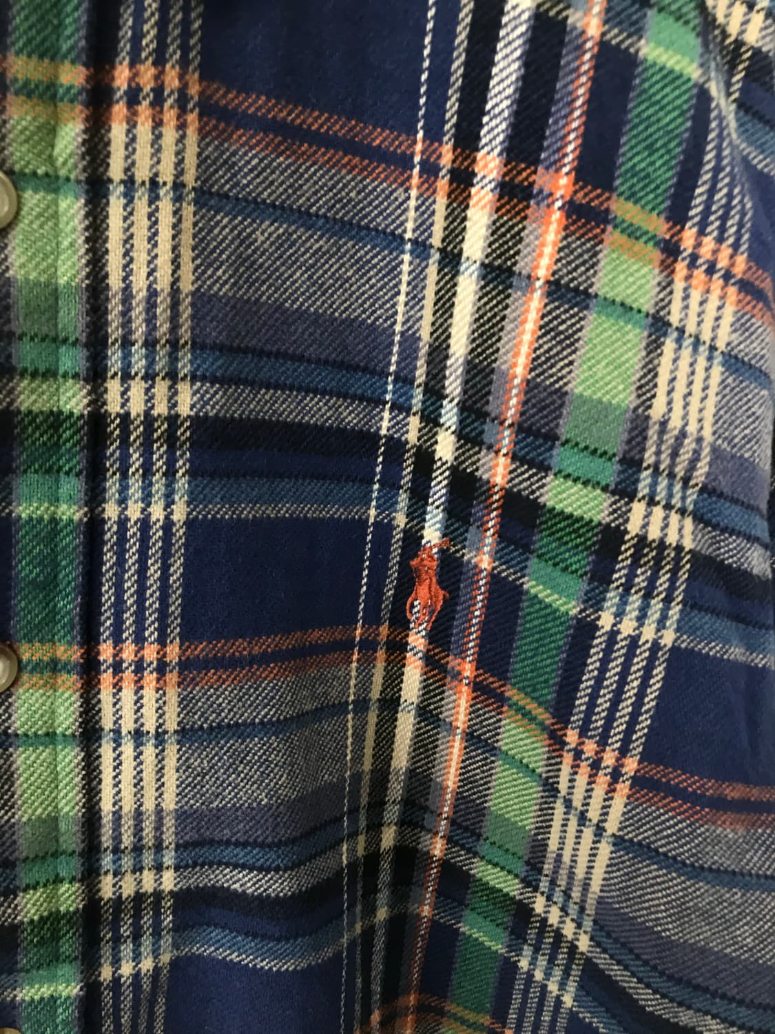 폴로 랄프로렌 자수로고 코튼 체크 셔츠 상품이미지4