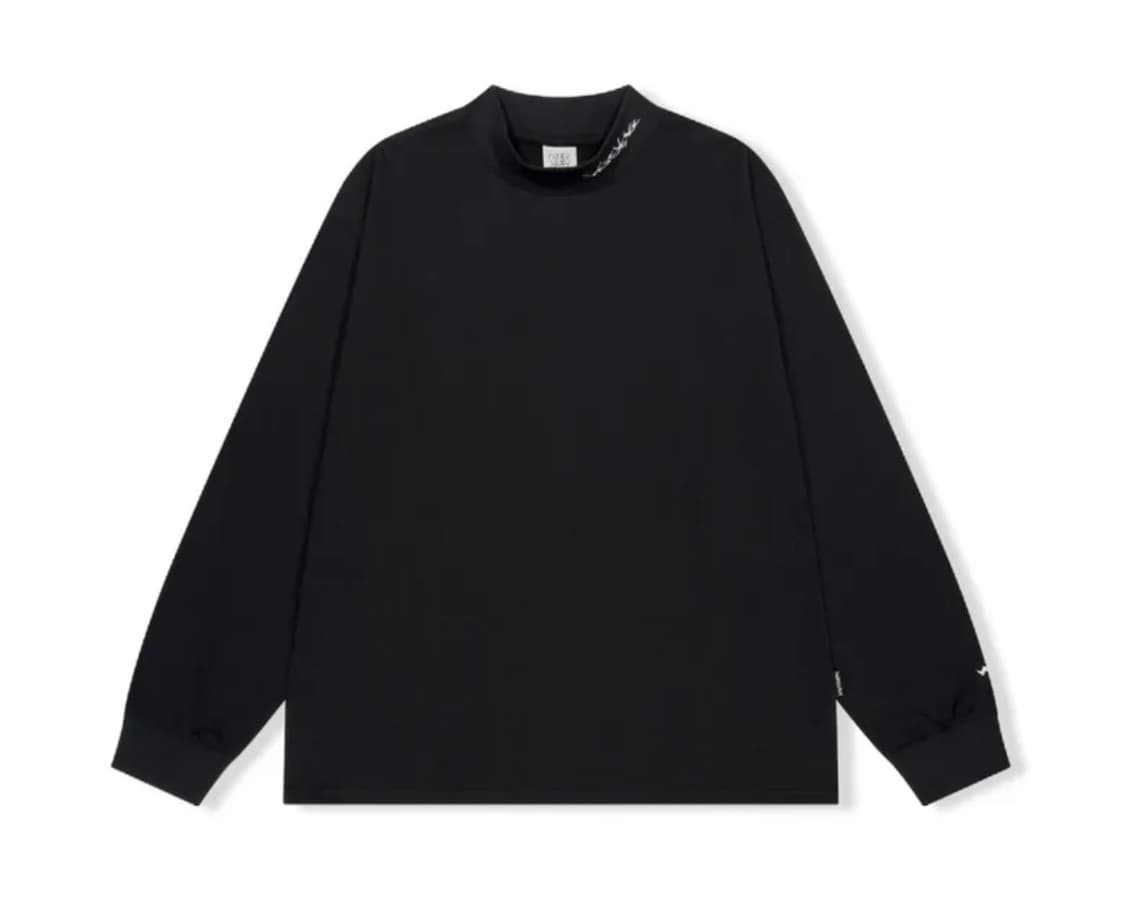 예스아이씨 Y.E.S Mock Neck L/S BK 상품이미지1