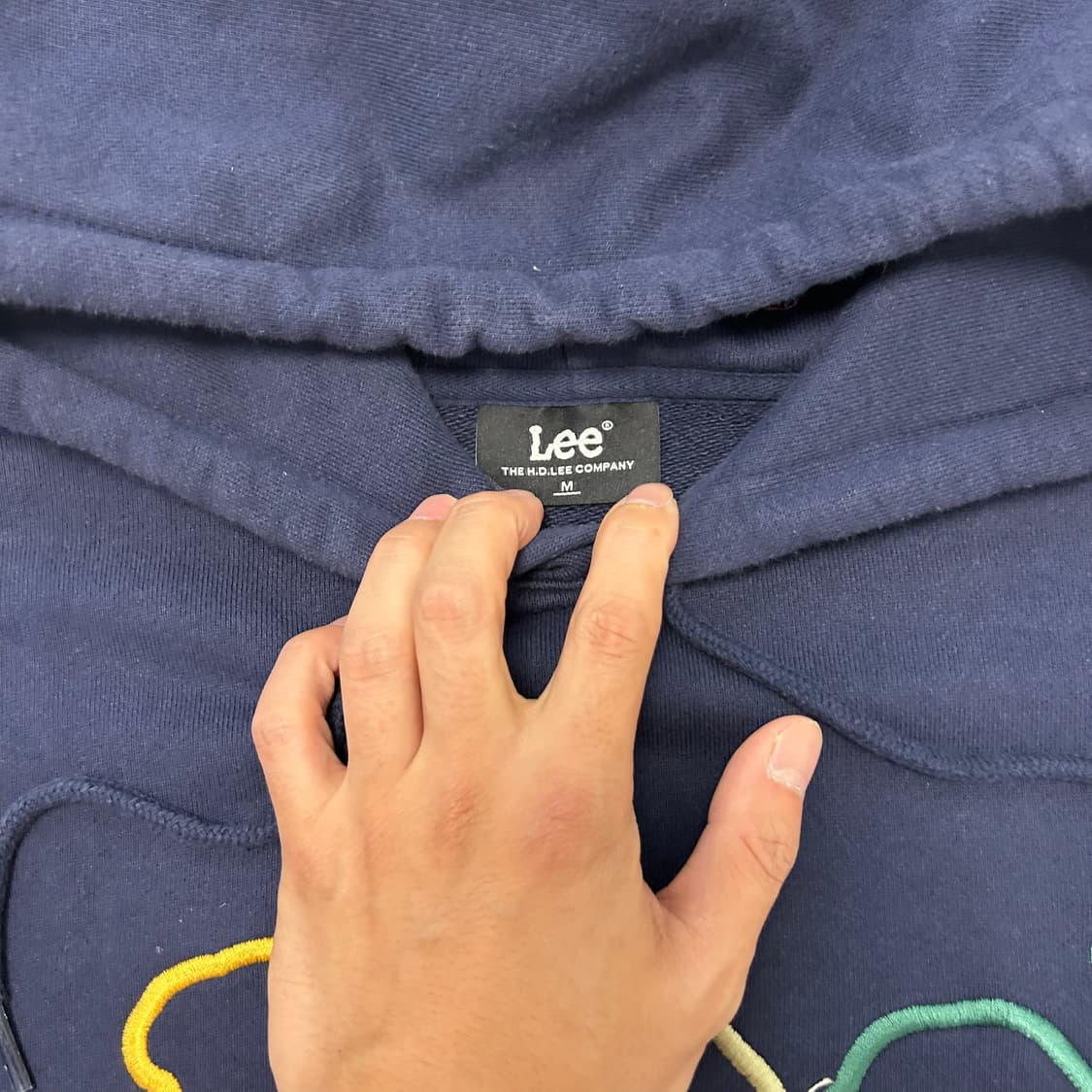 LEE navy hoodie 상품이미지6