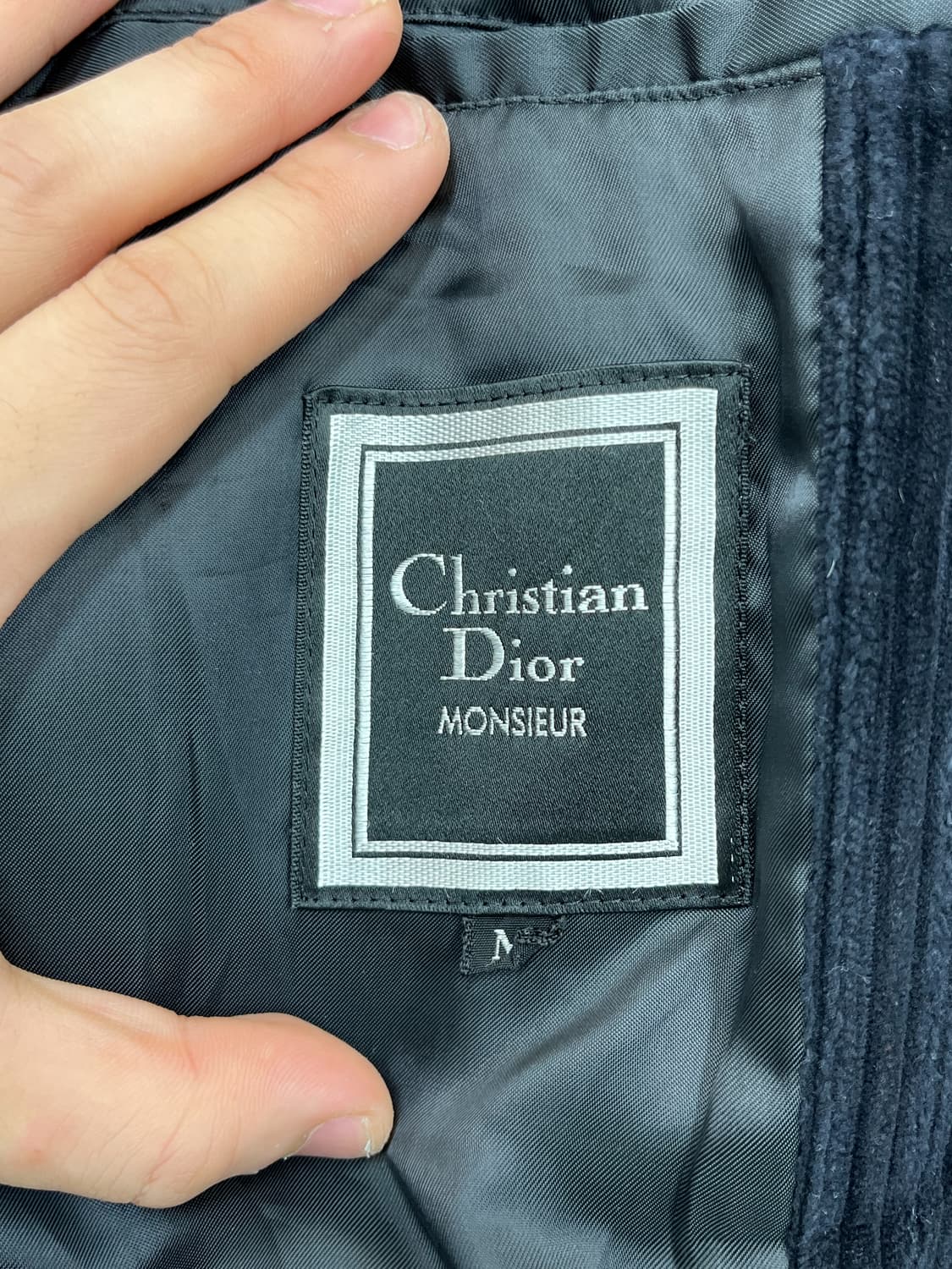 크리스찬 디올 90's 4B 코듀로이 코트 상품이미지6