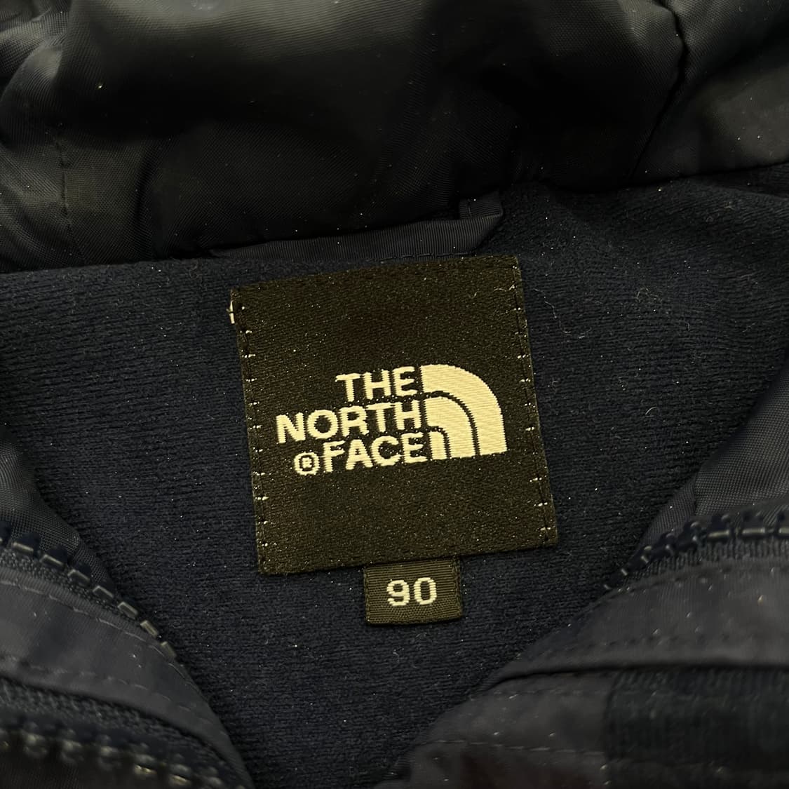 L 노스페이스 네이비 바람막이 후드 자켓 상품이미지6