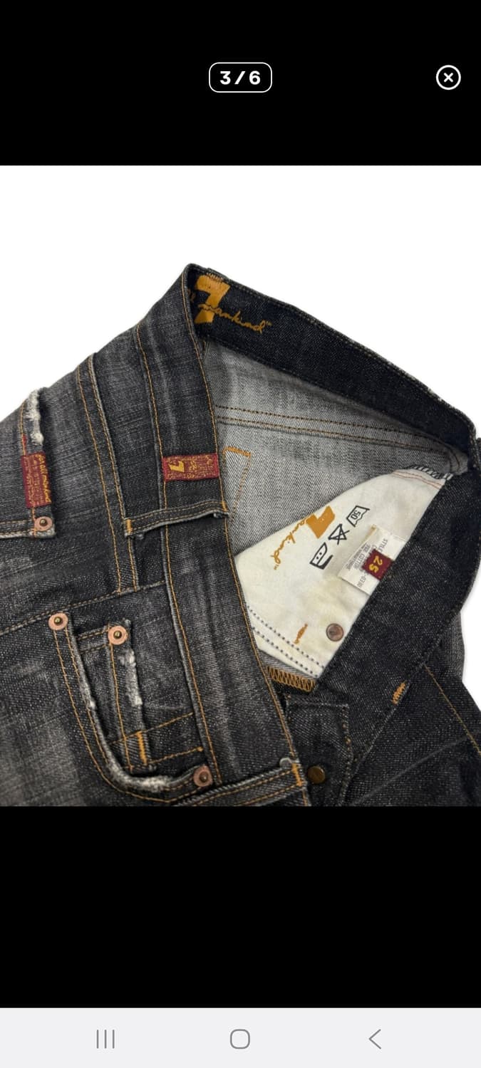 빈티지 7 for all mankind 로우라이즈 부츠컷 데님 팬츠 상품이미지3