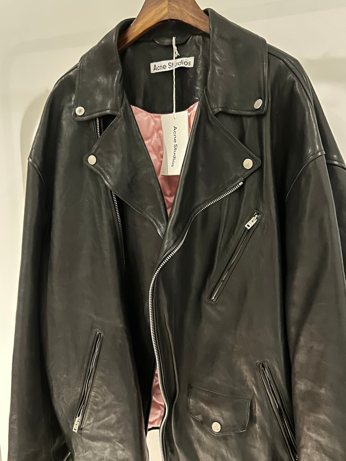 Acne Studios Leather Rider Jacket 상품이미지2