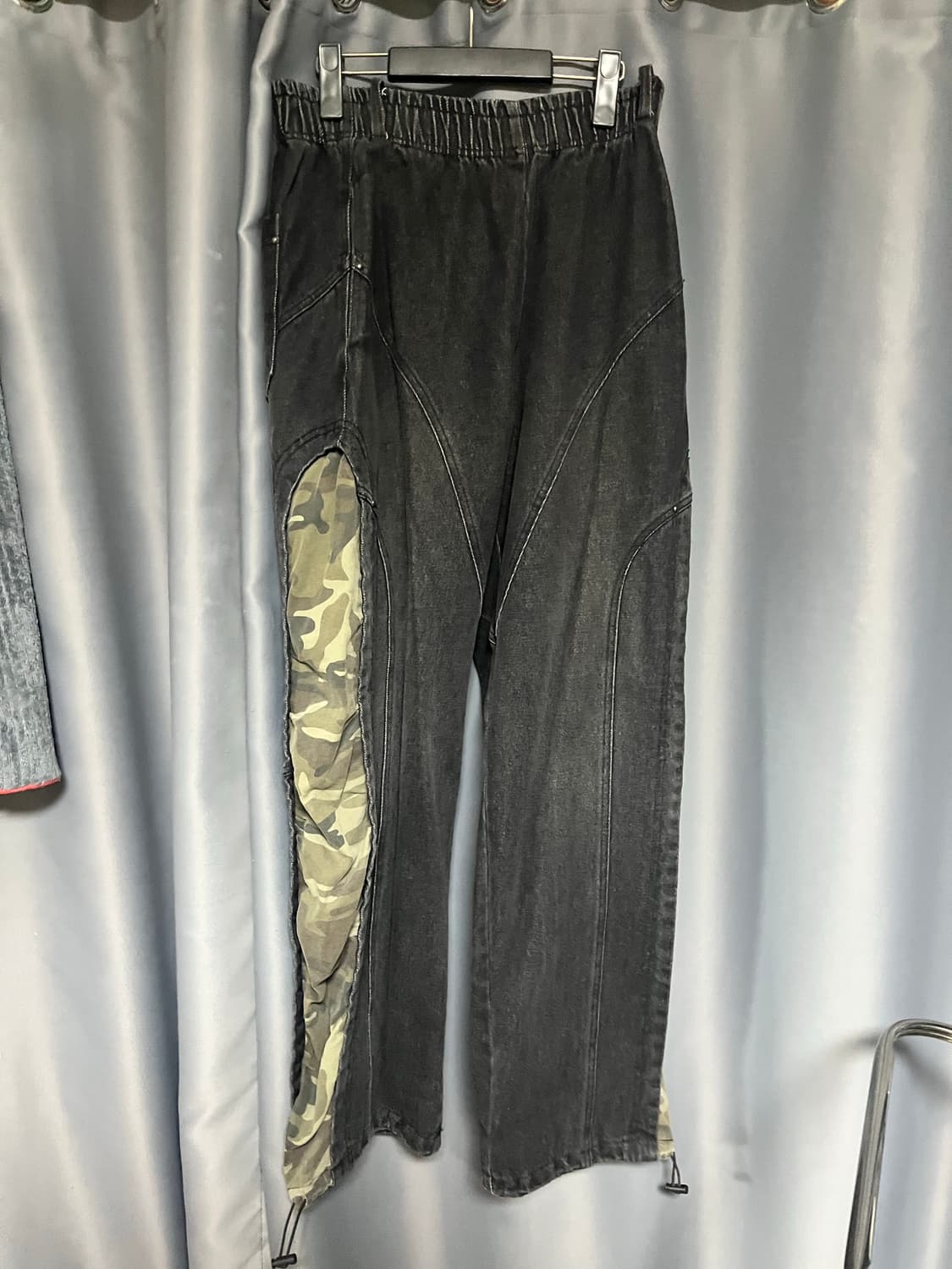 RSSC INCISION SIDE WRINKLE DENIM PANTS  상품이미지1