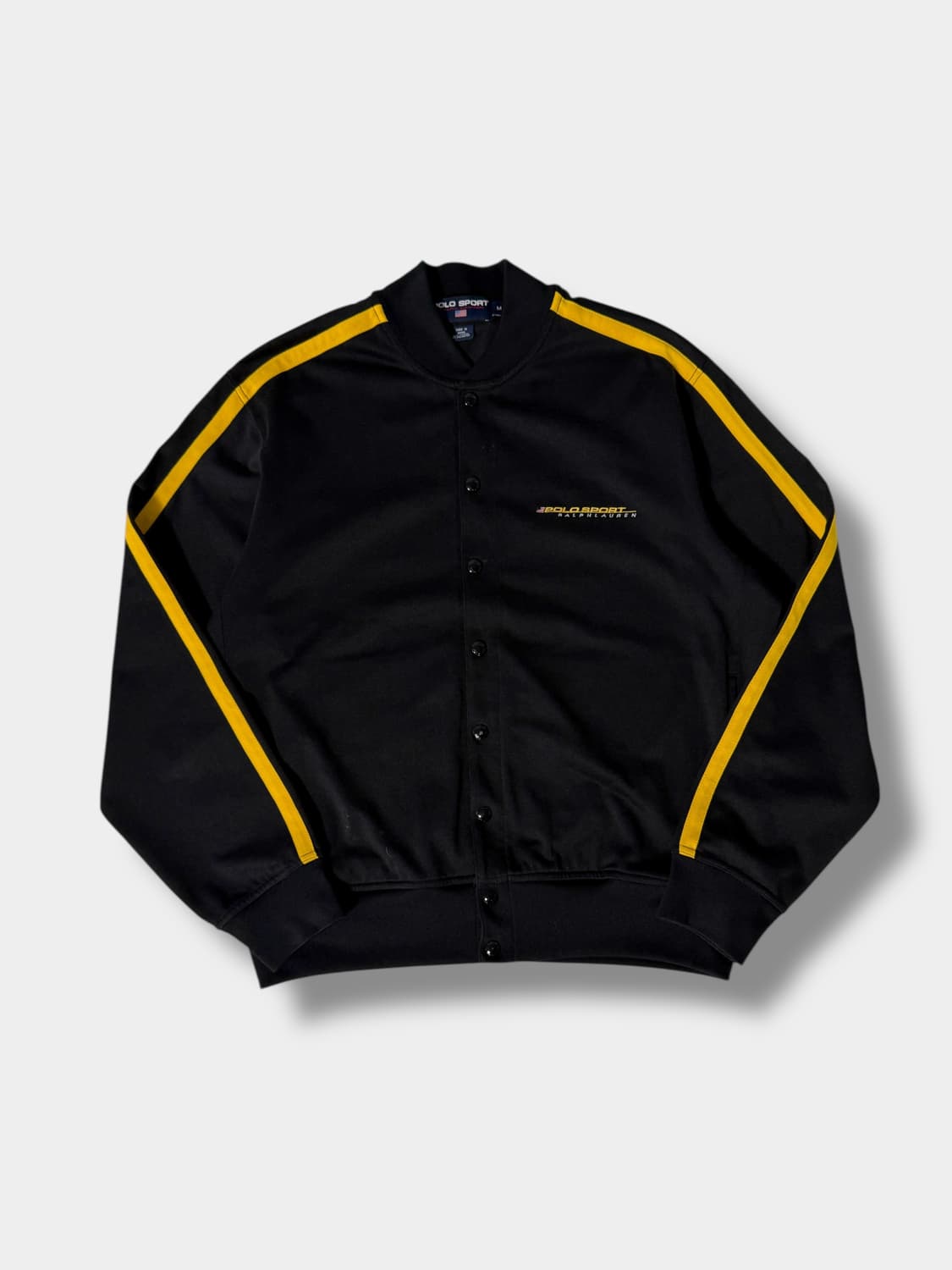 폴로스포츠 00‘s 루즈핏 자수 로고 트랙 버튼다운 바시티 자켓 상품이미지2