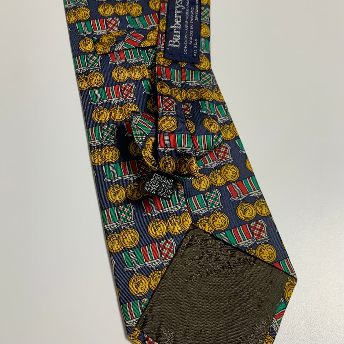 버버리(BURBERRY) 기하학적패턴 클래식 명품넥타이 A+등급 상품이미지6