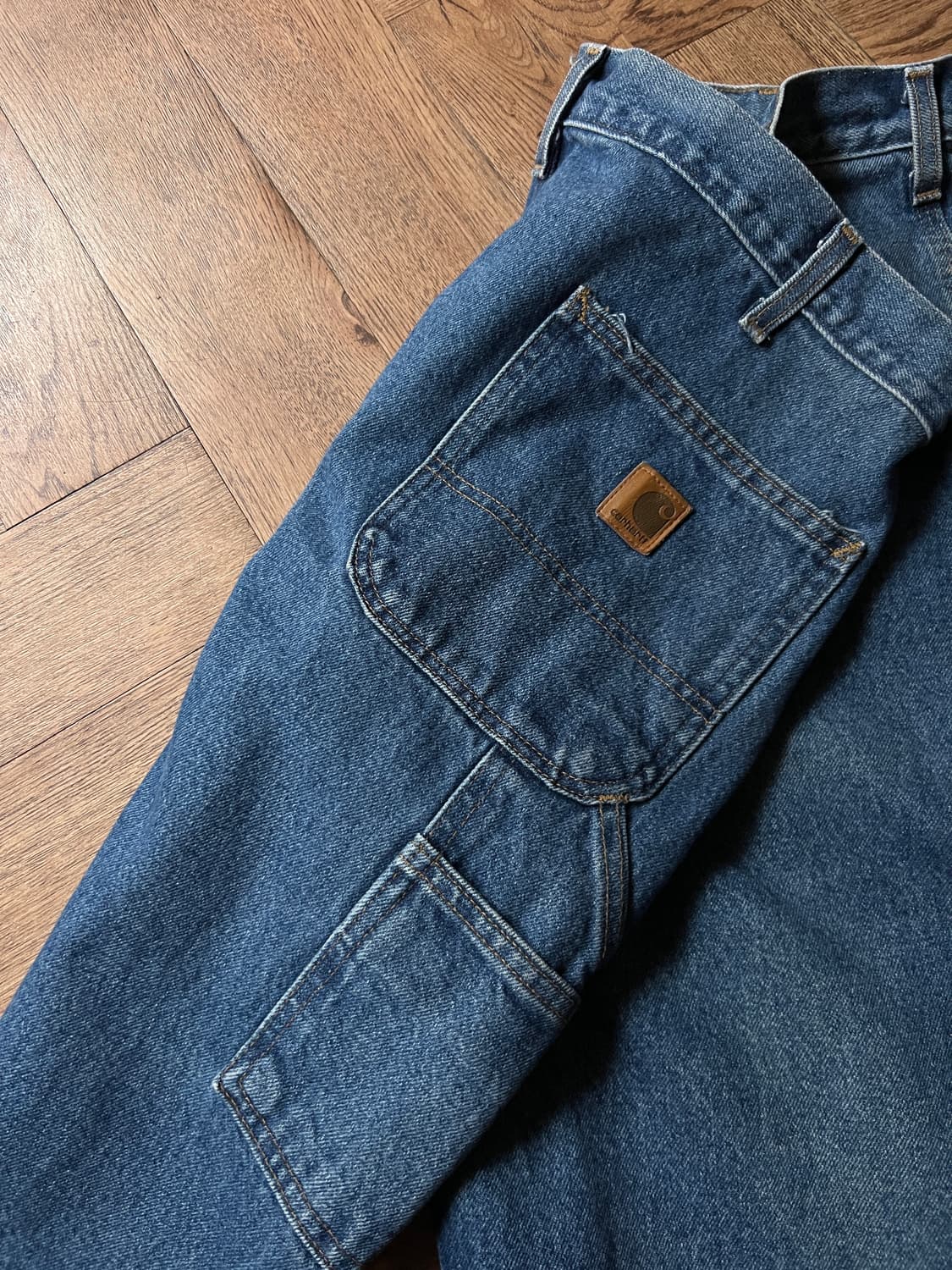 [40]칼하트 USA 싱글니 카펜터 워크 데님 팬츠 상품이미지7