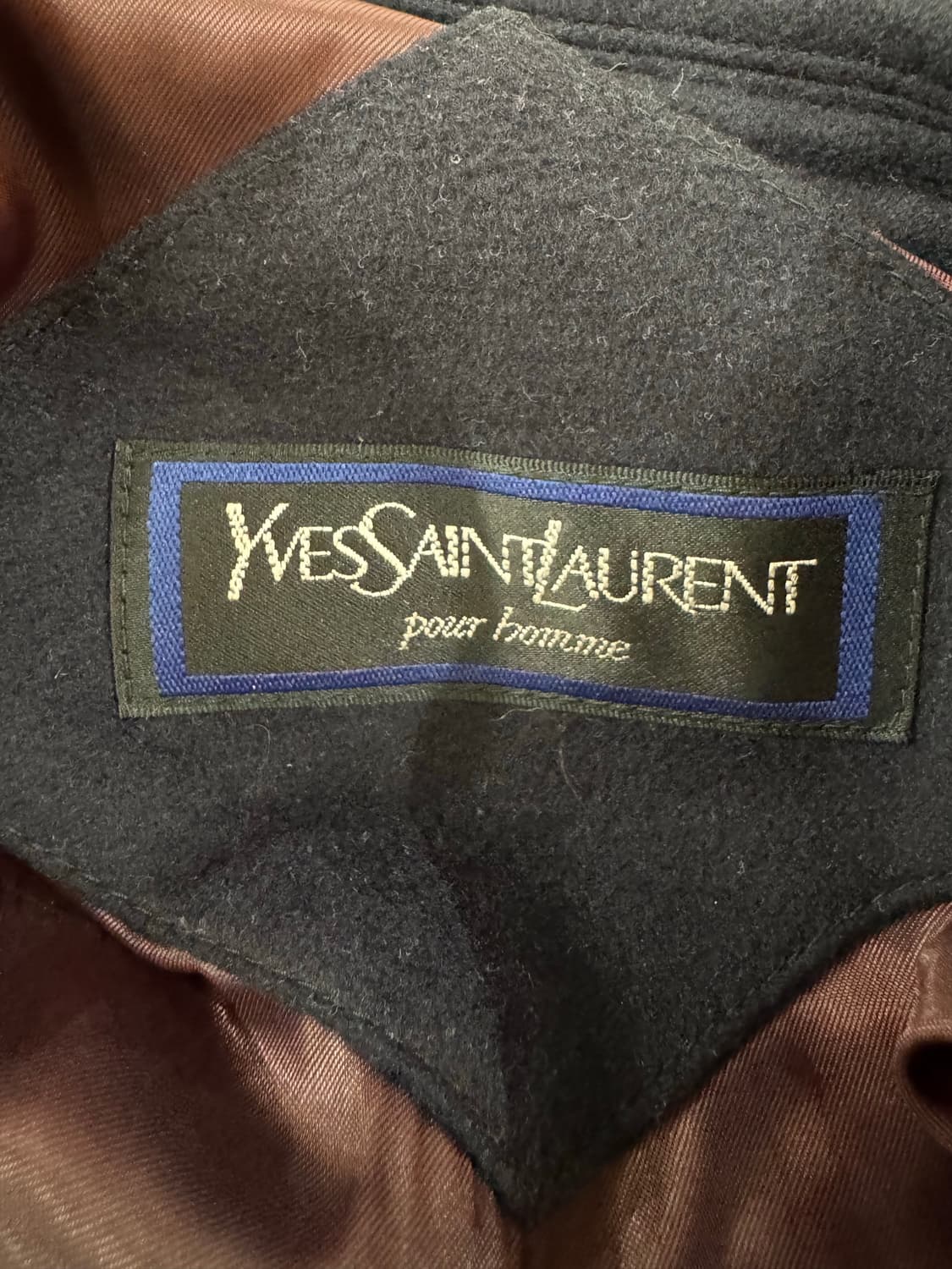 YSL 입생로랑 캐시미어 롱 코트 상품이미지4