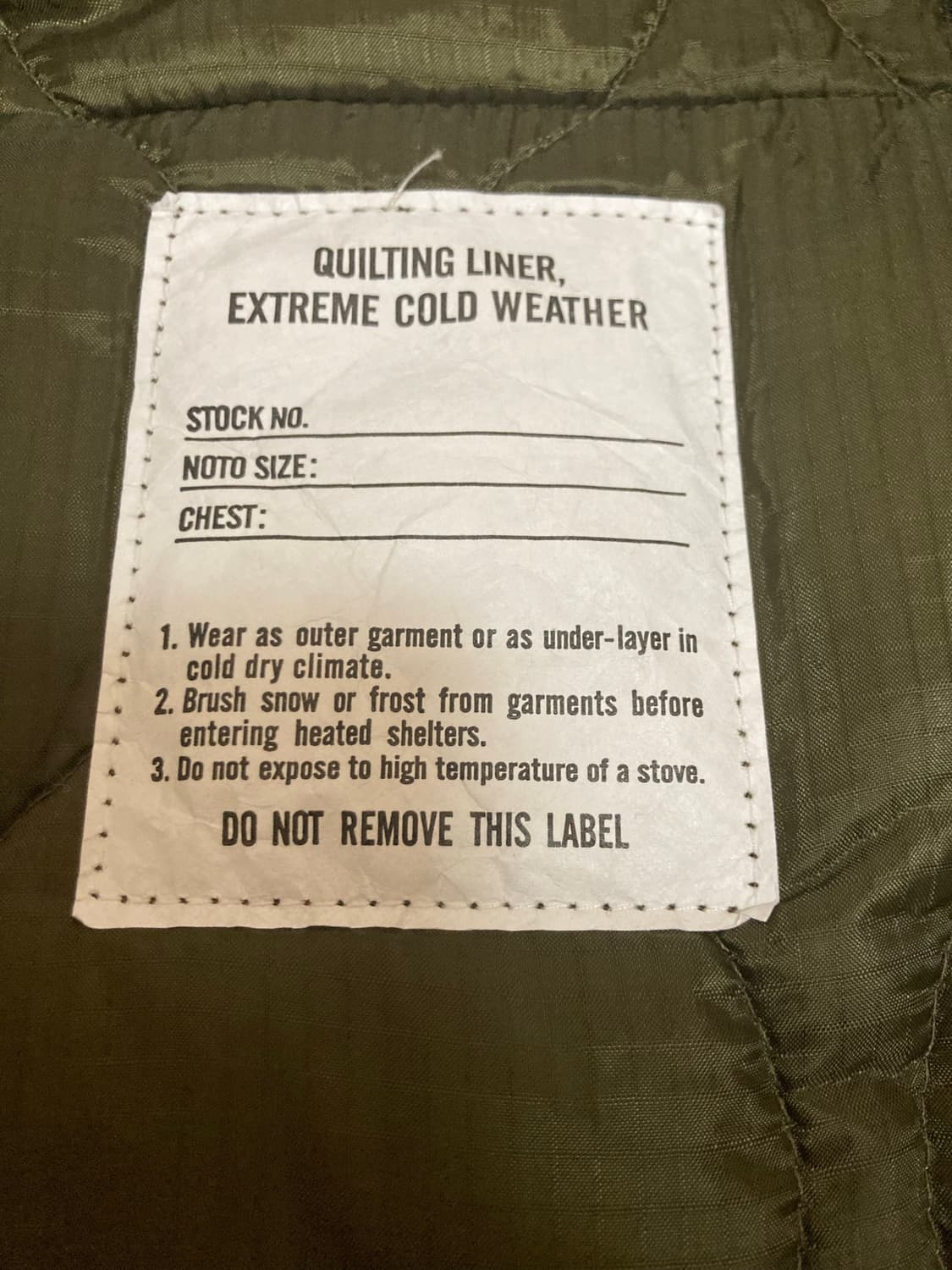 프릭스스토어 m65 숏파카 S 라이너 세트 상품이미지3