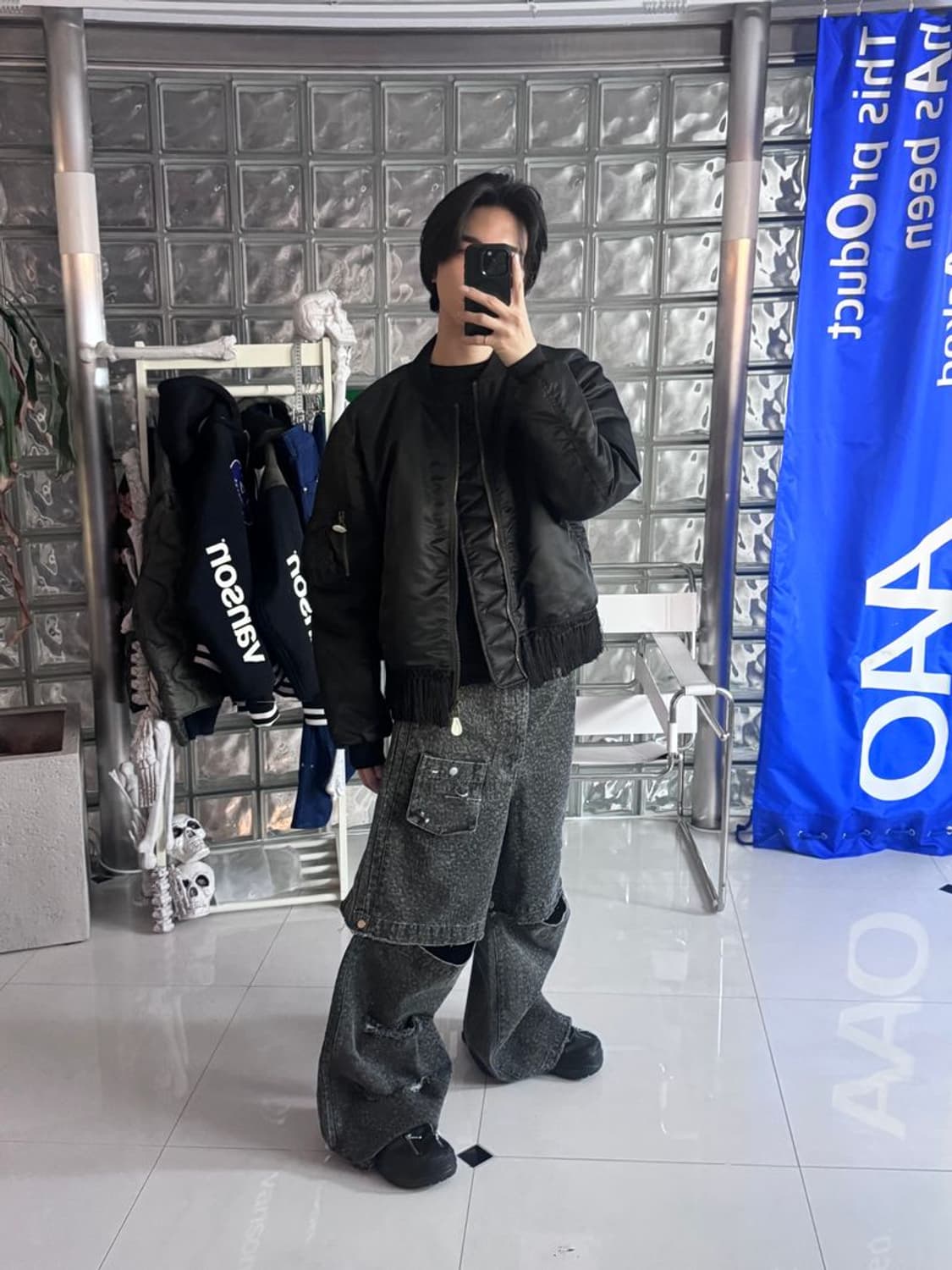 HAKU DENIM PANTS  2WAY 하쿠 데님 팬츠 상품이미지1