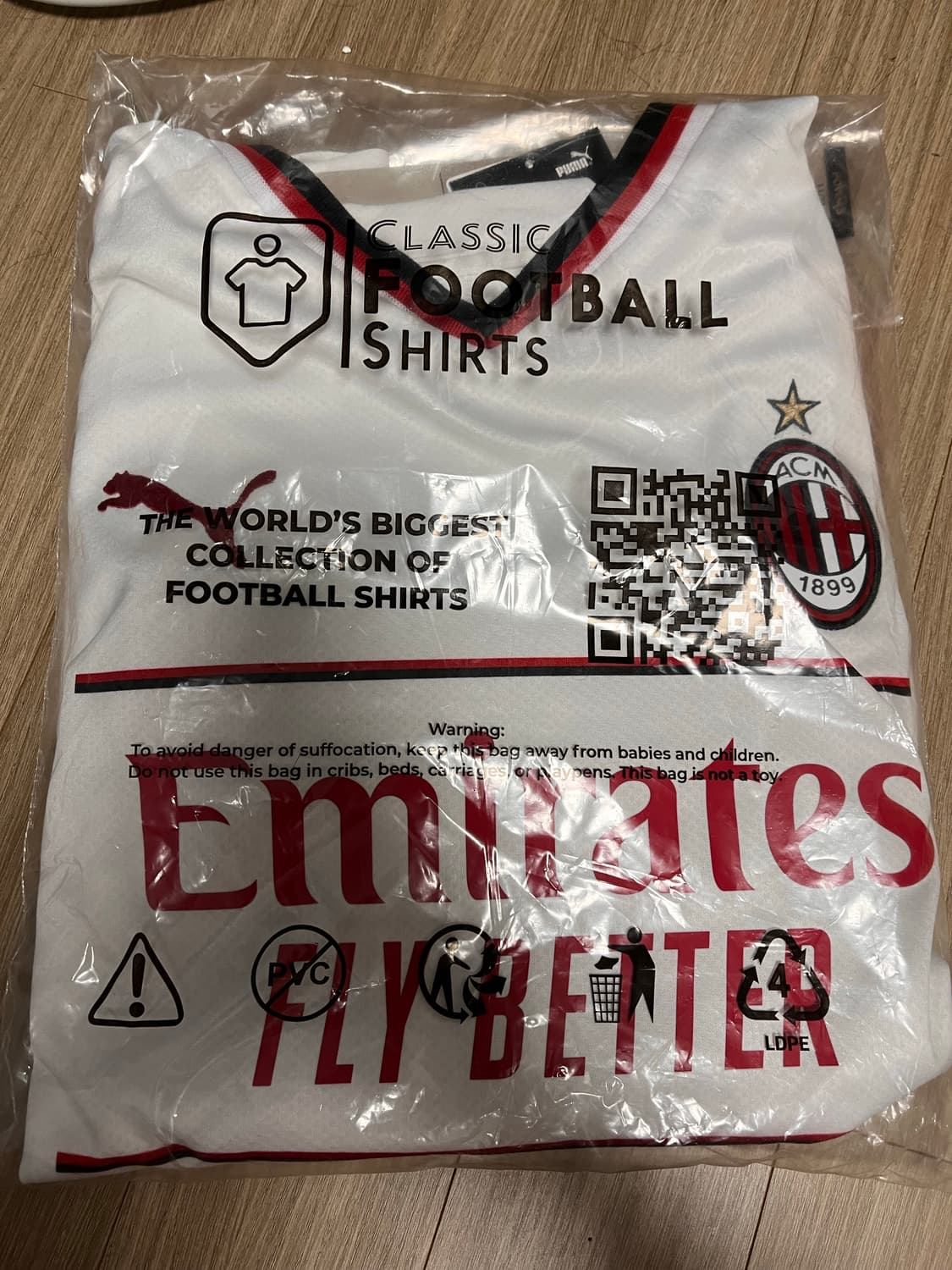 새상품,정품) 즐라탄 AC밀란 어웨이 유니폼 상품이미지1