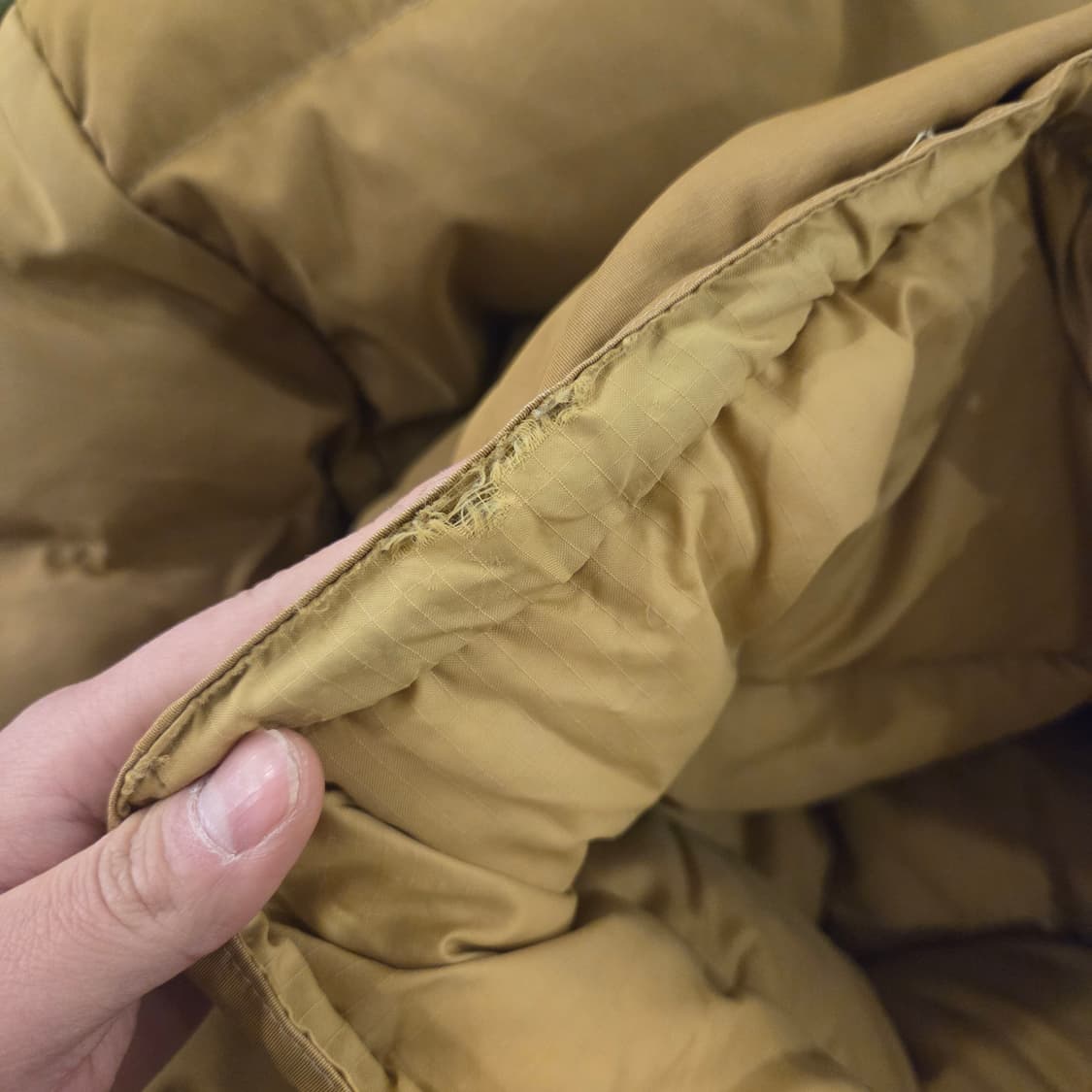 크레센트 다운웍스 패딩 다운스웨터 머스타드 L 상품이미지7