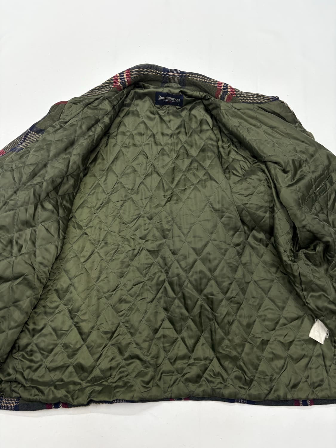 Southbreeze 타탄체크 플란넬 울 자켓 상품이미지4