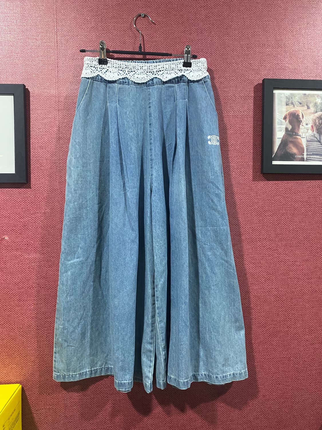 CELINE st 데님 와이드 팬츠 상품이미지1