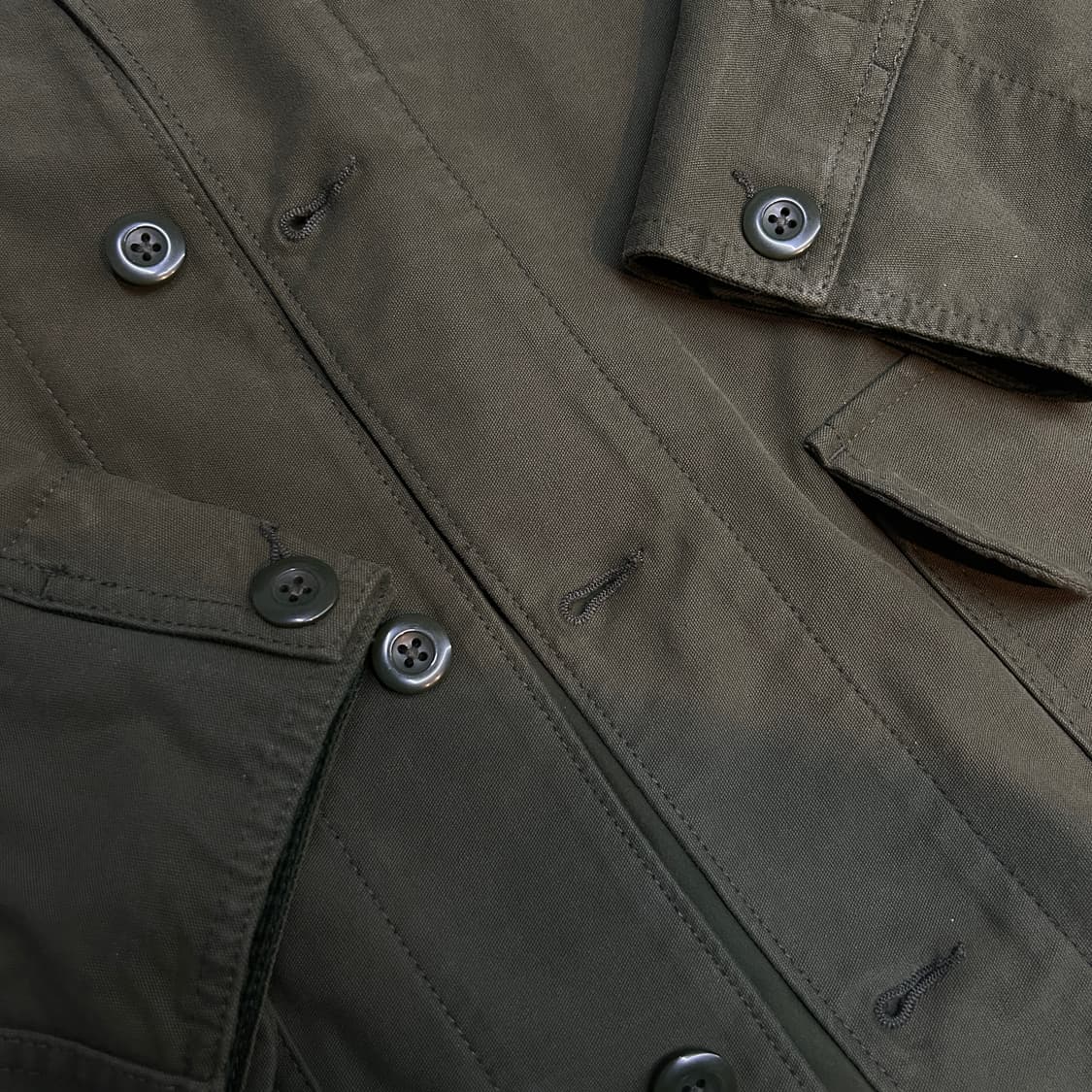 Uniqlo 유니클로 빈티지 코듀로이 카라 워크자켓 카키 상품이미지4