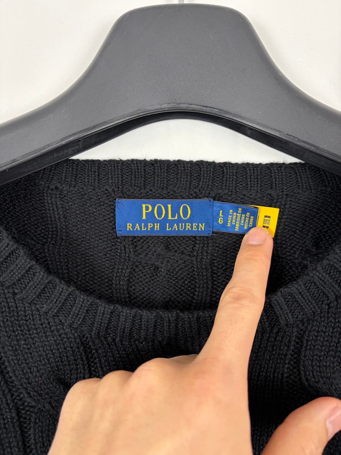 a164) 폴로랄프로렌 포니 케이블 니트 상품이미지4