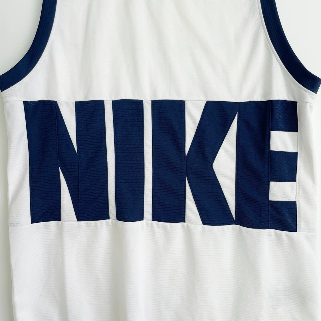   D2 나이키 드라이핏 베스킷볼 저지 화이트 95사이즈  상품이미지4