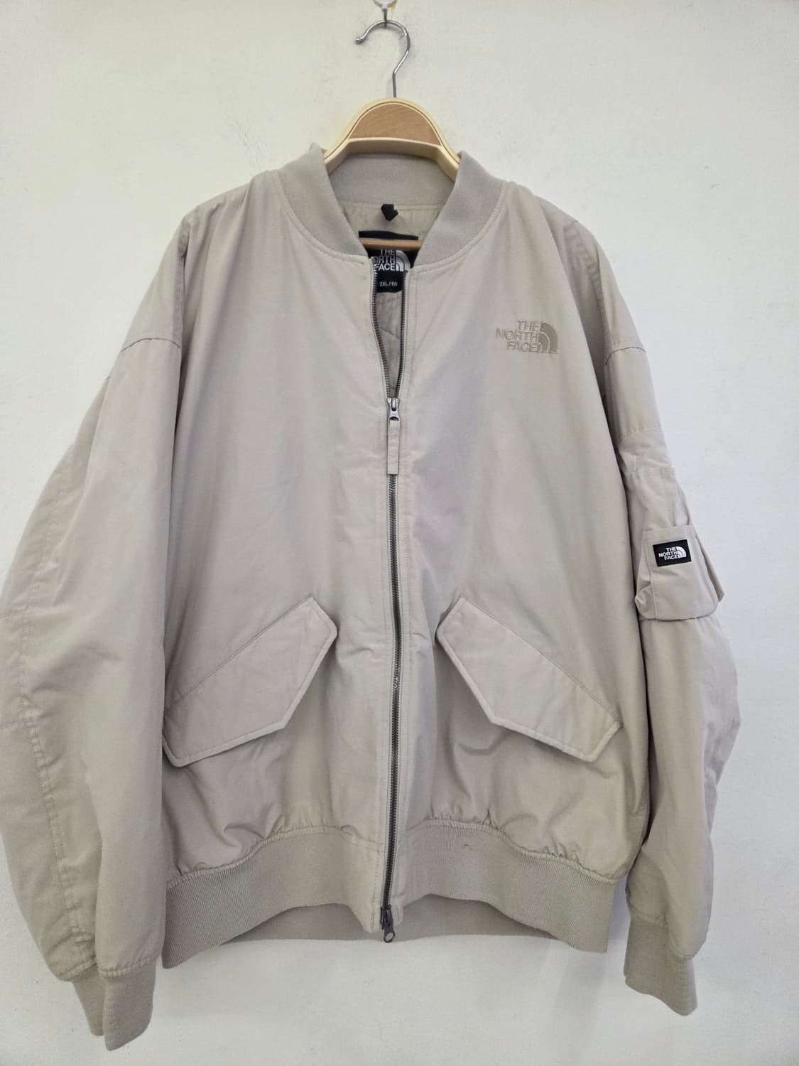 노스페이스 항공점퍼 2XL 베이지 상품이미지1