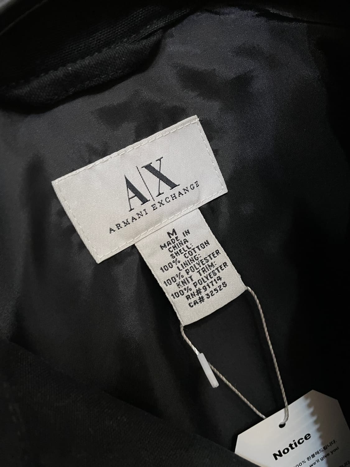 아르마니 익스체인지 벨티드 레이싱 자켓 상품이미지5