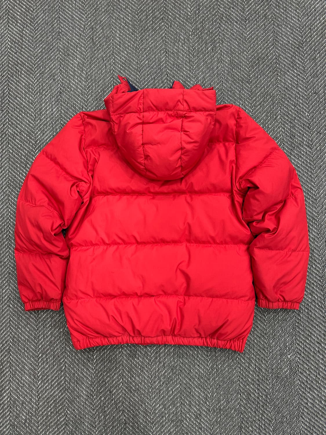 폴로 패딩 레드 상품이미지5