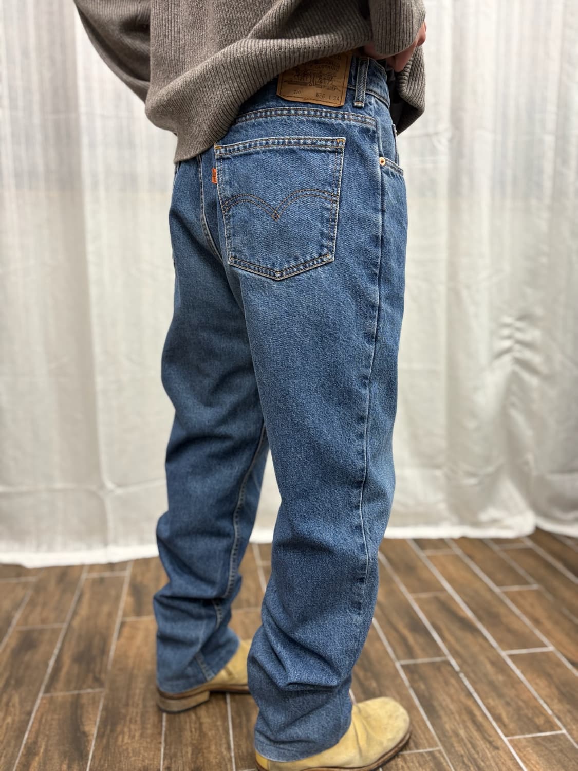 리바이스 220 클래식 빈티지 오렌지탭 데님 팬츠 상품이미지1