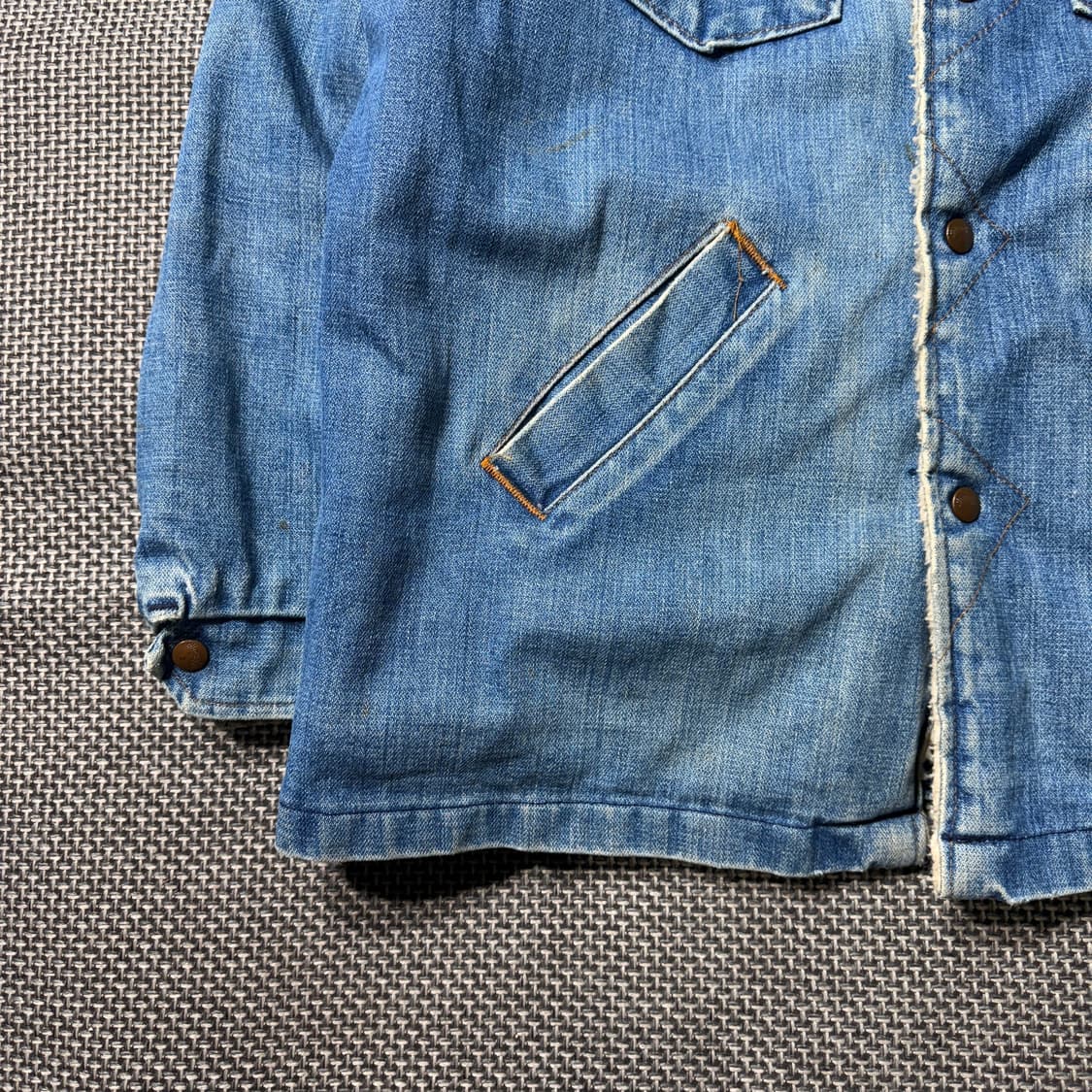 80s USA 랭글러 데님 쉐르파 (old-8533) 상품이미지3