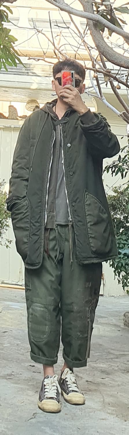 m65팬츠 빈티지 커스텀 [업그레이드버전/ 에시드 머드/썬페이딩 ] 상품이미지7