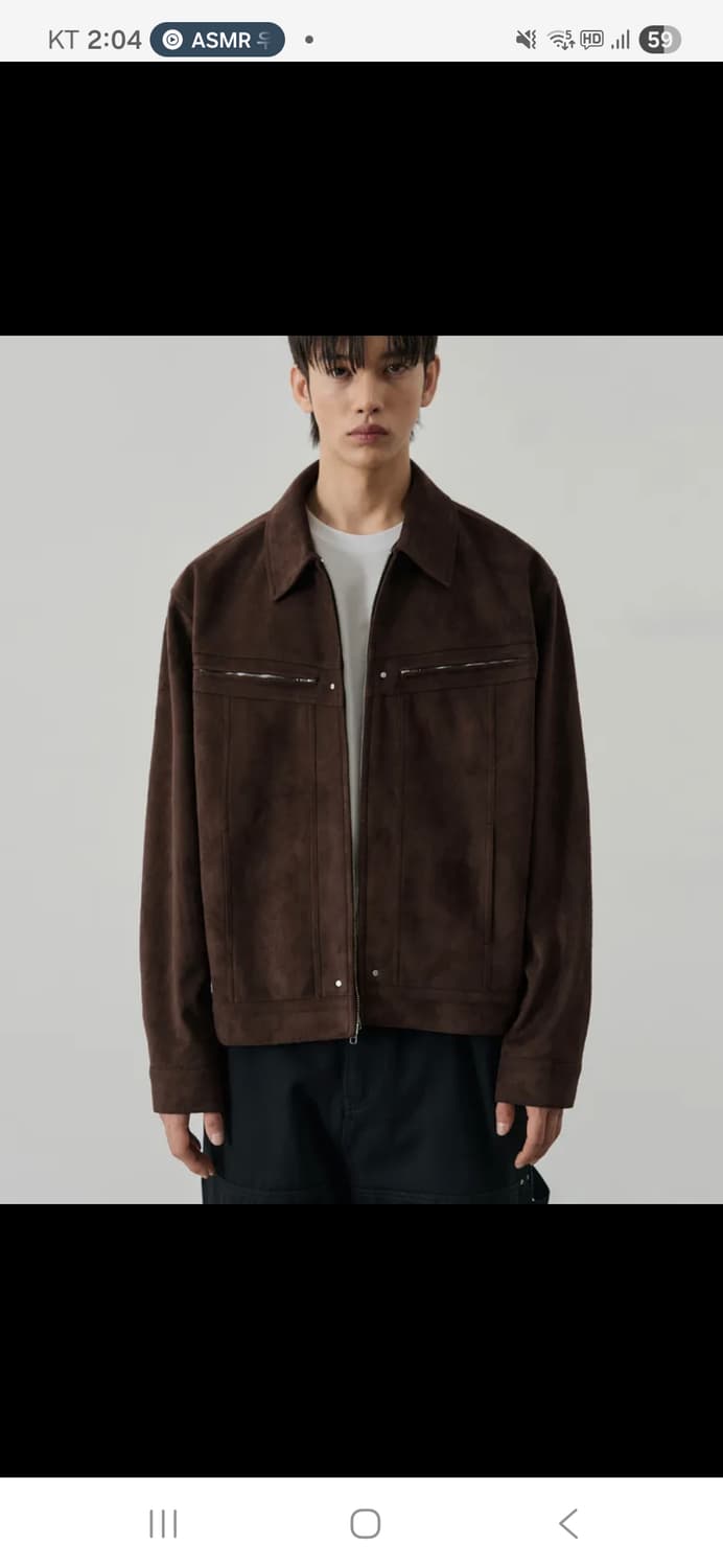 알리스 브라운 스웨이드 트러커 자켓 M 사이즈 상품이미지6