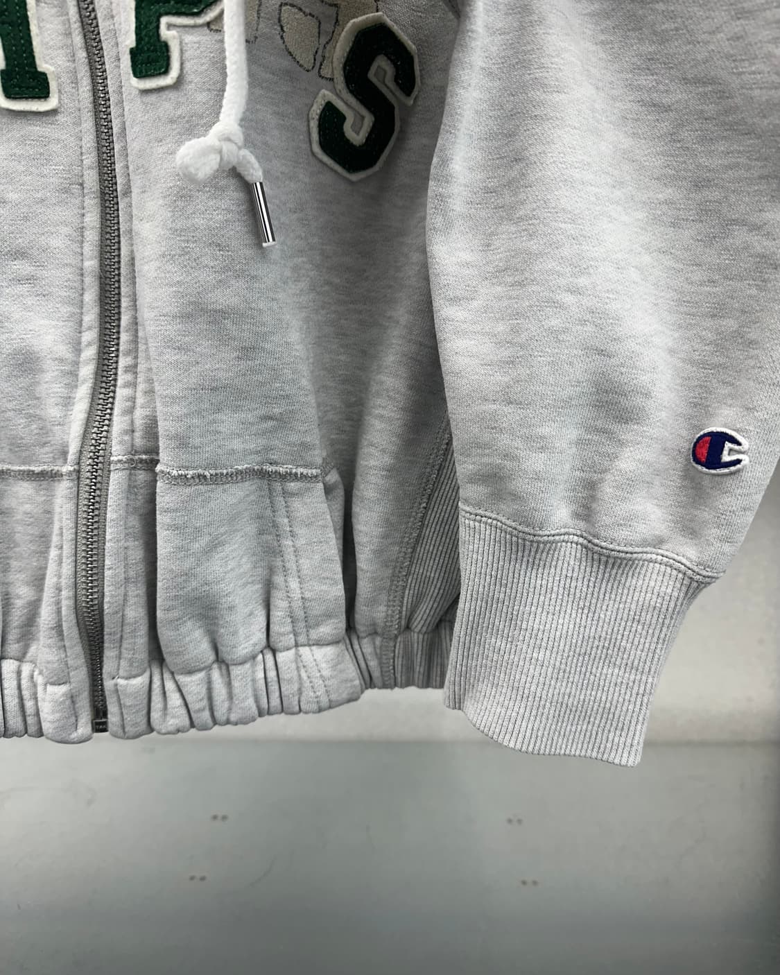 (WOMEN)챔피온 크롭 후드집업-M1480 상품이미지5