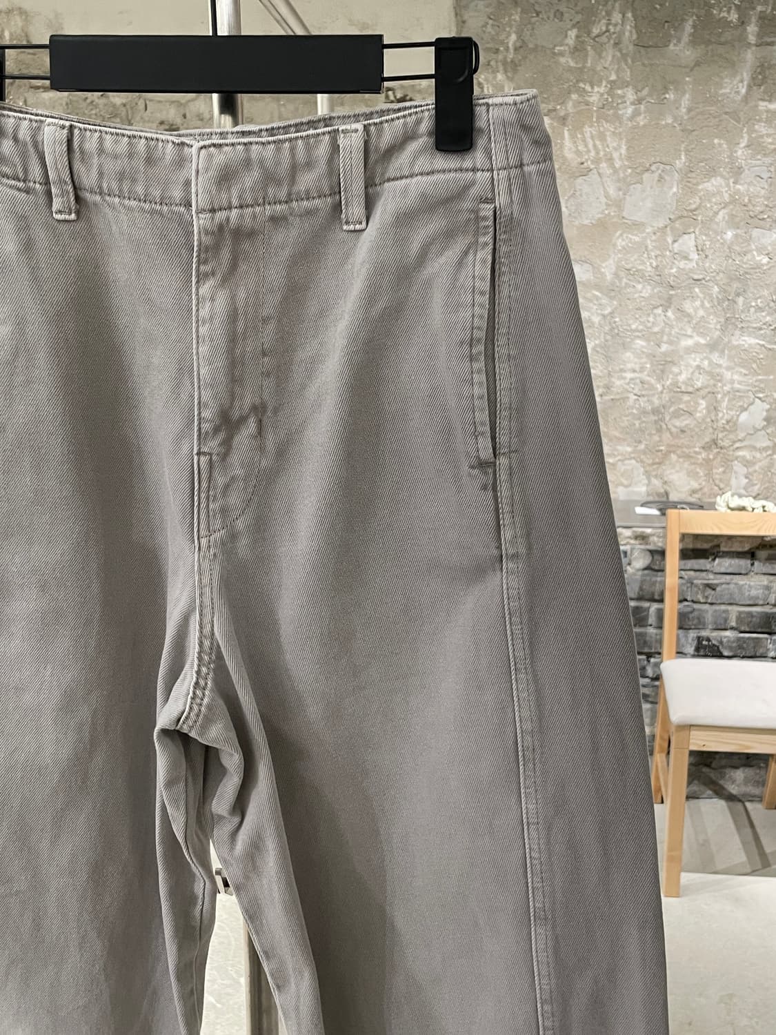 르메르 라이트 그레이 와이드 데님 팬츠 상품이미지3