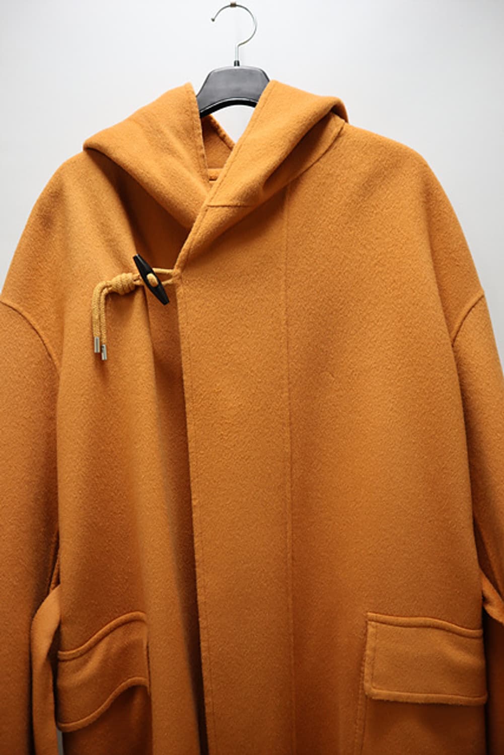 시스템 후드 캐시미어혼방 롱 코트 21년식 오버핏~ 한섬 상품이미지4