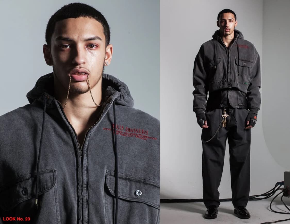 윌리차바리아18fw 숏 후드집업 그레이 상품이미지1