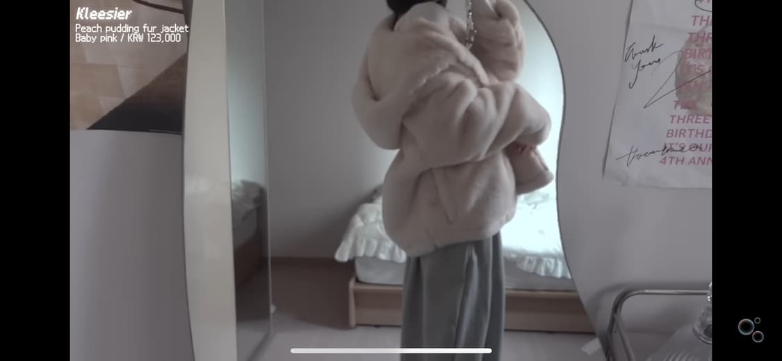 클리시어 피치 푸딩 퍼자켓 상품이미지4