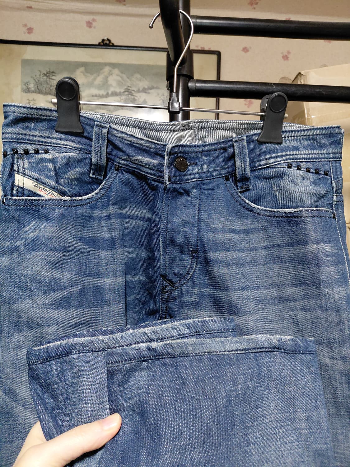 [디젤]슬래머 슬림스트레이트핏 데님 청바지 30사이즈  상품이미지9