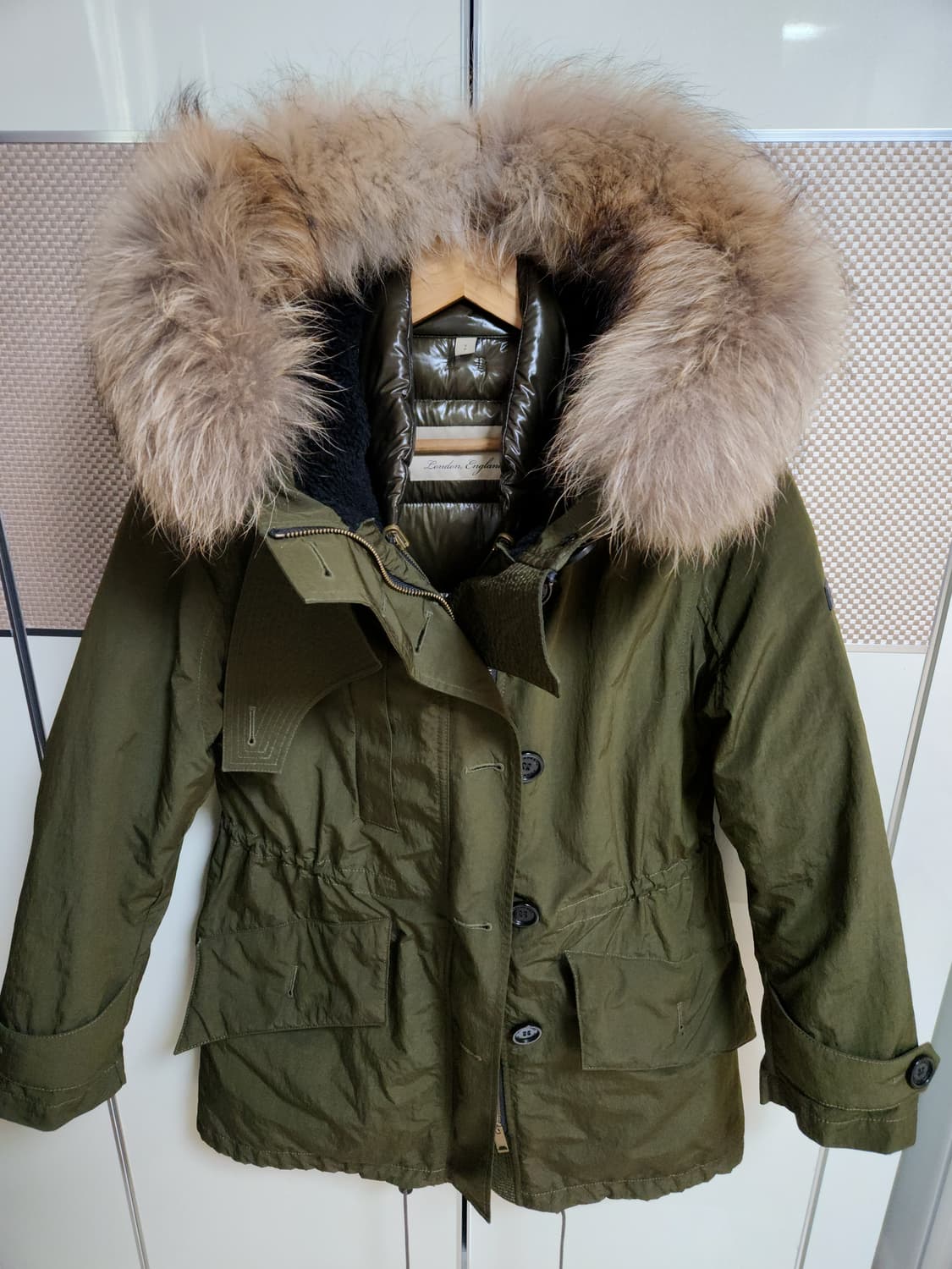 버버리 burberry Ramsford 3 in 1 라쿤퍼 다운 야상 상품이미지1